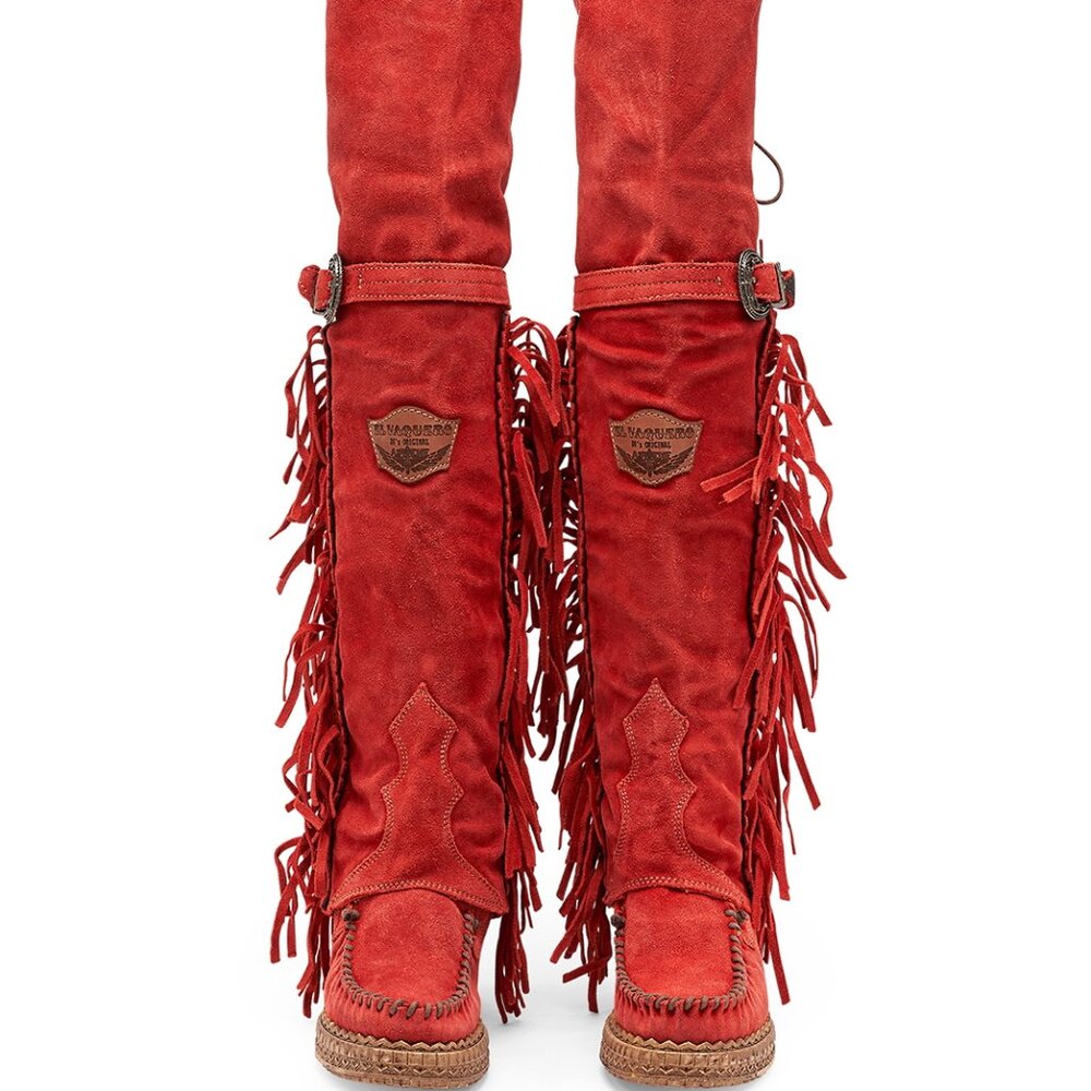 Never Worn Red El Vaquero Colleen Boots Sz 40
